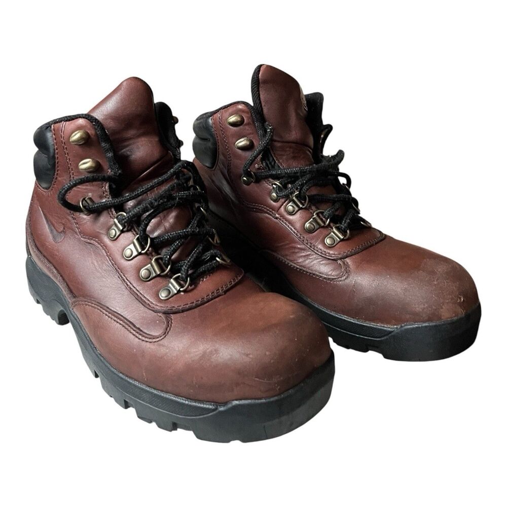Vintage Men's Nike ACG Kelso Leather Boots Brown 865038 US Size 10